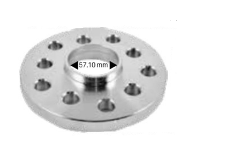 Ceco CD51005112-15HC - (2) Entretoises de roue centrées sur le moyeu 15 mm 5x100/112 CB57,1 mm