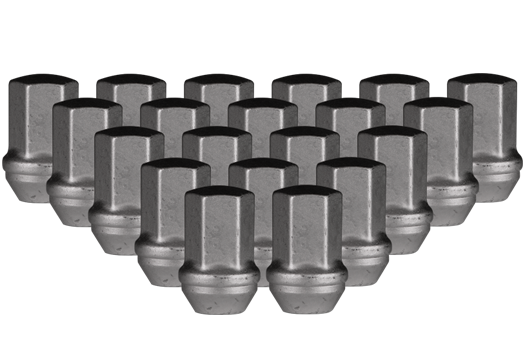 Ceco CD7169LD-32 - (32) DACROMET DUP BULGE ACORN NUTS 14X1.5 44mm H 22mm HEX (OEM Dodge)