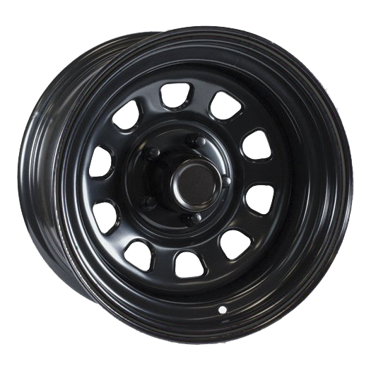 Ceco® (Series 84) • CD845841P • Daytona • Black • 15x8 4x100 ET16 CB67.1