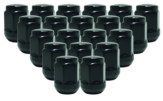 Ceco CD931148BK-20 - (20) Black Radius Bulge Acorn Acura/Honda OEM Style Nut 14X1.5 35mm 22mm Hex