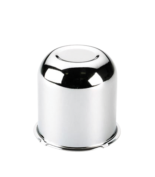 Ceco CD97 - Push Thru Chrome Cap Closed Diam: 82.6 mm, 86.44 mm Tall