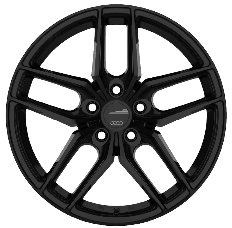 Load image into Gallery viewer, Ceco® • 178627 • C01 • Gloss Black • 19x8 5x114.3 ET40 CB73.1
