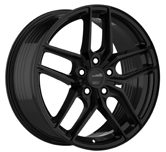 Ceco® • 178616 • C01 • Gloss Black • 20x8.5 5x114.3 ET40 CB73.1