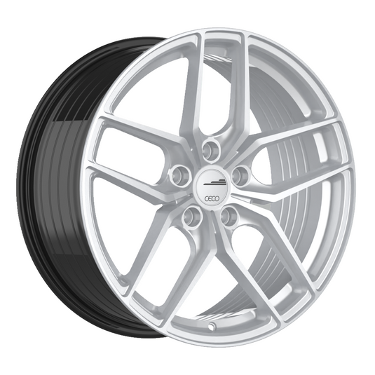 Ceco® • 178624 • C01 • Hyper Silver • 17x7.5 5x114.3 ET40 CB67.1