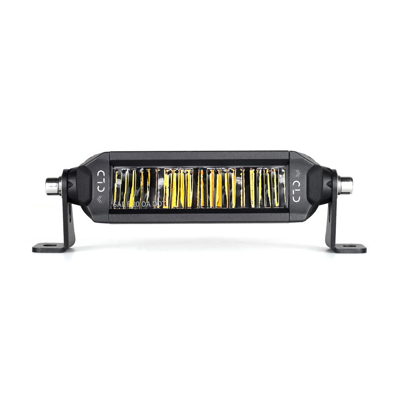 Load image into Gallery viewer, CLD CLDBARS6FS - 6&quot; Single Row Street Legal Multi-Function LED Light Bar - Aux. Fog (718LM) &amp; Strobe (343LM) - RACKTRENDZ

