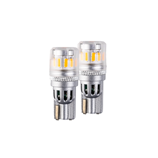 CLD 3110A - T10/168/194/2825/W5W Amber LED Bulb 3030/4014 SMD (2) - RACKTRENDZ