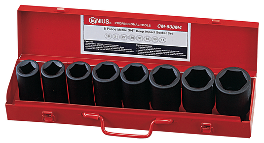 3/4"DR METRIC DEEP IMP.S.SET 8