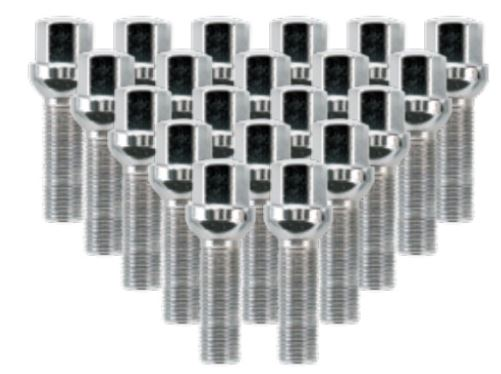 Ceco CD1859A-20 - (20) Chrome Radius Bolts 15x1.25 48mm Shank Hex 17mm