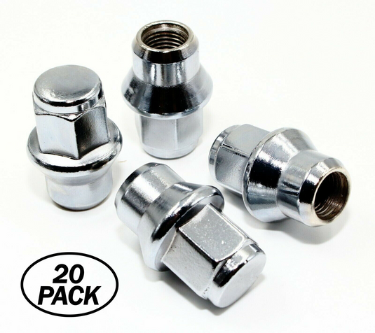 Ceco CD7107-20 - (20) Chrome Chrysler Bulge Mag Lug Nuts 44mm 12x1.50 19mm Hex