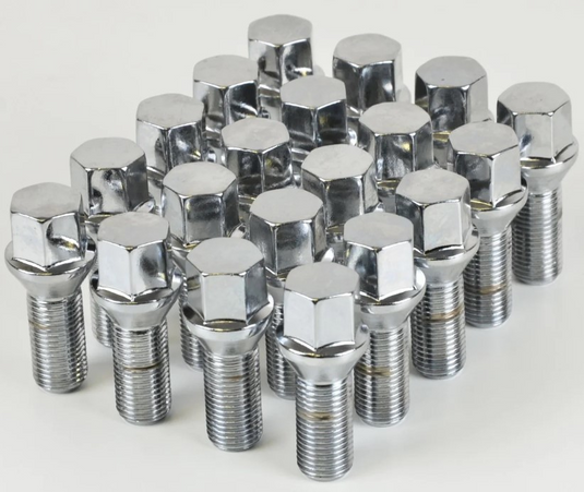 Ceco CD1820-20 - (20) Chrome Conical Bolts 14X1.50 28mm Hex 17mm