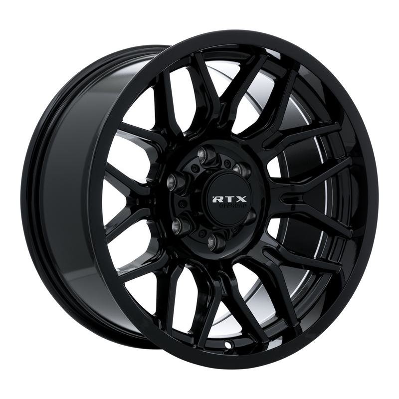 Chargez l&#39;image dans la visionneuse de la galerie, RTX® (Offroad) • 163749 • Griffe • Noir brillant • 18x9 6x135 ET-12 CB87.1
