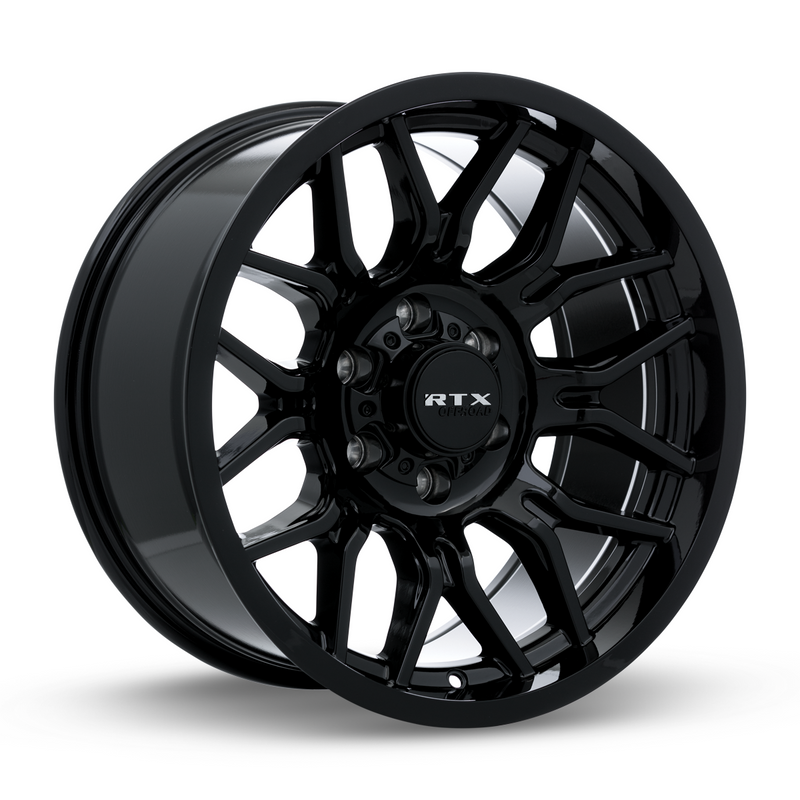 Chargez l&#39;image dans la visionneuse de la galerie, RTX® (Offroad) • 163748 • Griffe • Noir brillant • 18x9 5x139.7 ET-12 CB78.1
