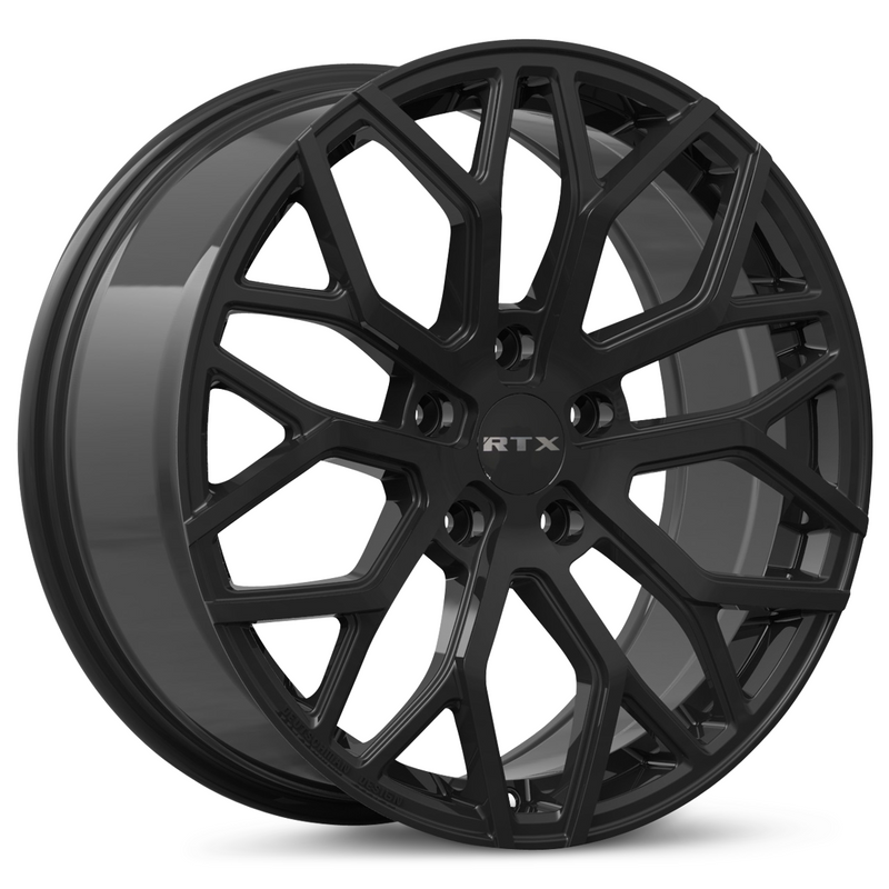 Load image into Gallery viewer, RTX® (RTX R-Spec) • 083277 • D01 (5 Lugs) • Gloss Black • 19x8.5 5x114.3 ET45 CB67.1
