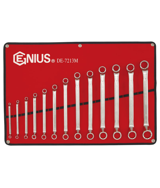 Genius DE7213M - 13 Piece Metric Box End Wrench Set