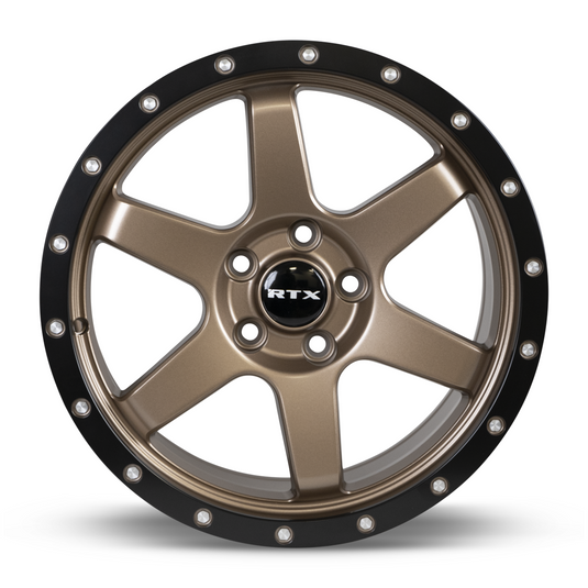 RTX® (RTX) • 083015 • Dakar • Satin Bronze Black Edge Lip • 17x8 5x114.3 ET35 CB73.1