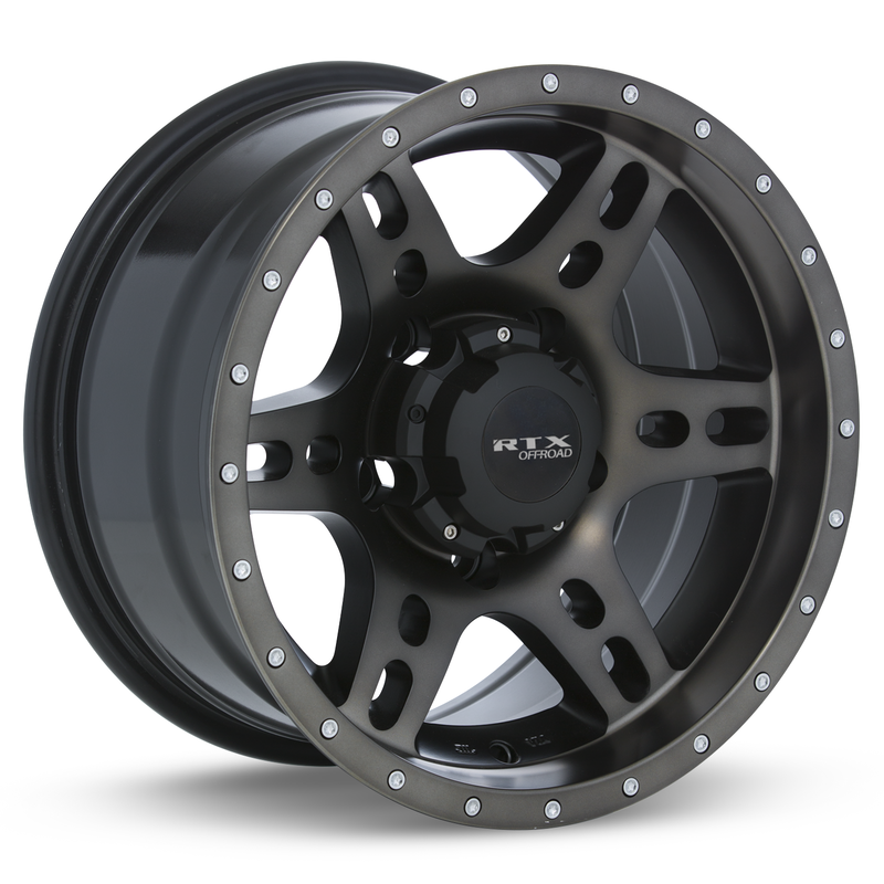 Load image into Gallery viewer, RTX® (Offroad) • 081930 • Delta • Black Machined Tinted Bronze • 15x6 5x114.3 ET0 CB81
