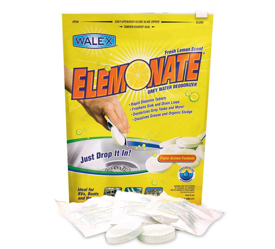 Walex ELEMBGCA - Elemonate® Grey Water Deodorizer - Fresh Lemon Scent - 5 per pack - RACKTRENDZ
