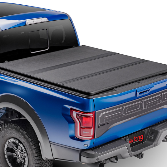 Extang® • 83486 • Solid Fold 2.0 • Hard Tri-Fold Tonneau Cover • Ford F-250/350 SD 6'9