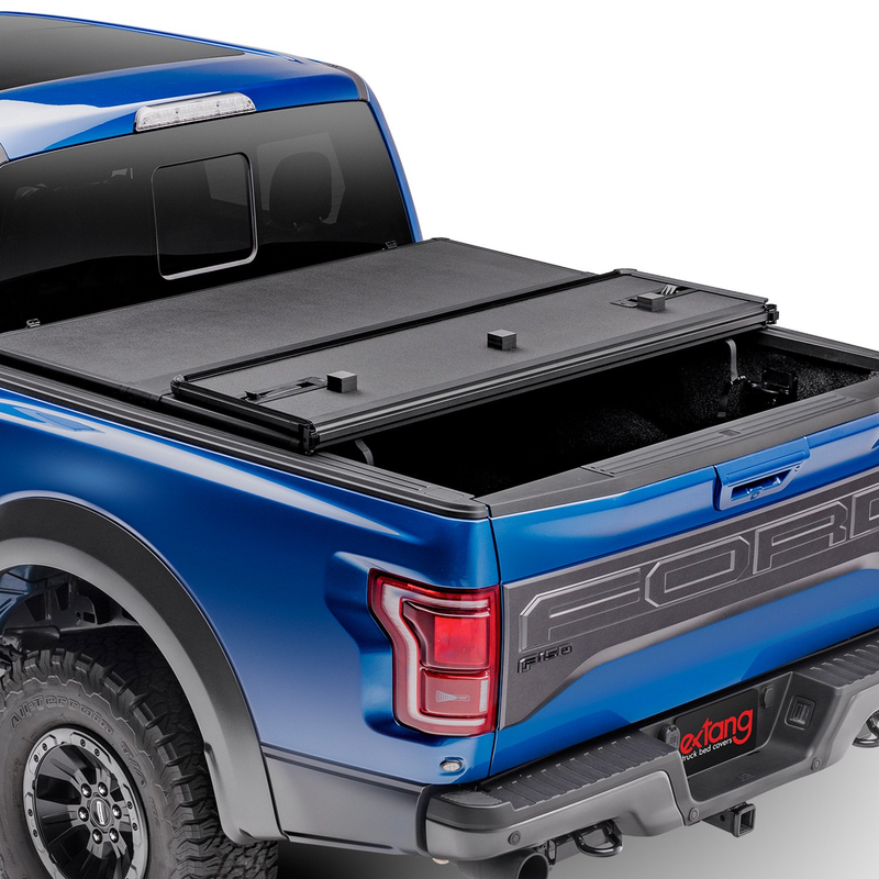 Load image into Gallery viewer, Extang® • 83435 • Solid Fold 2.0 • Hard Tri-Fold Tonneau Cover • Ram 1500 8&#39; 09-18 (Classic 19-23) - RACKTRENDZ
