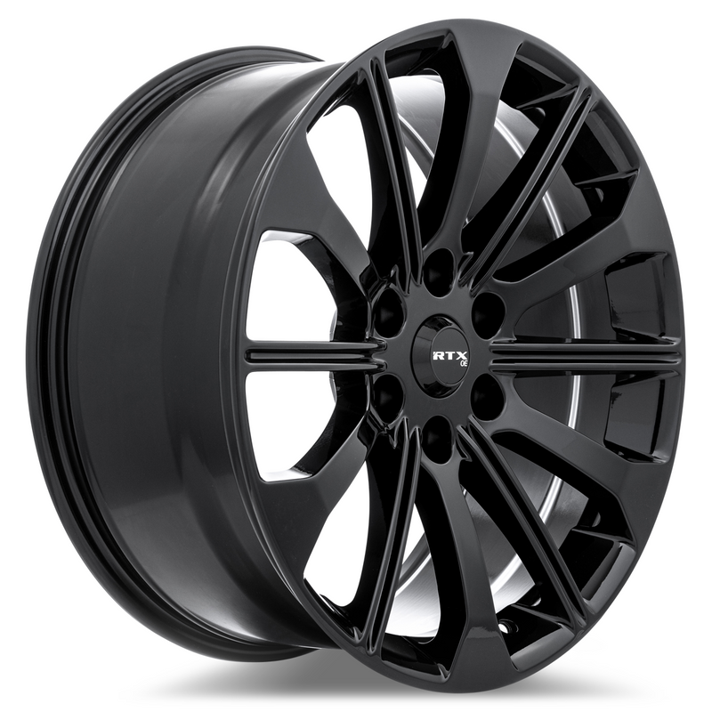 Chargez l&#39;image dans la visionneuse de la galerie, RTX® (OE) • 083218 • FD02 • Gloss Black • 20x9 6x135 ET30 CB87.1
