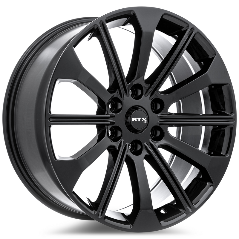 Chargez l&#39;image dans la visionneuse de la galerie, RTX® (OE) • 083217 • FD02 • Gloss Black • 18x9 6x135 ET30 CB87.1
