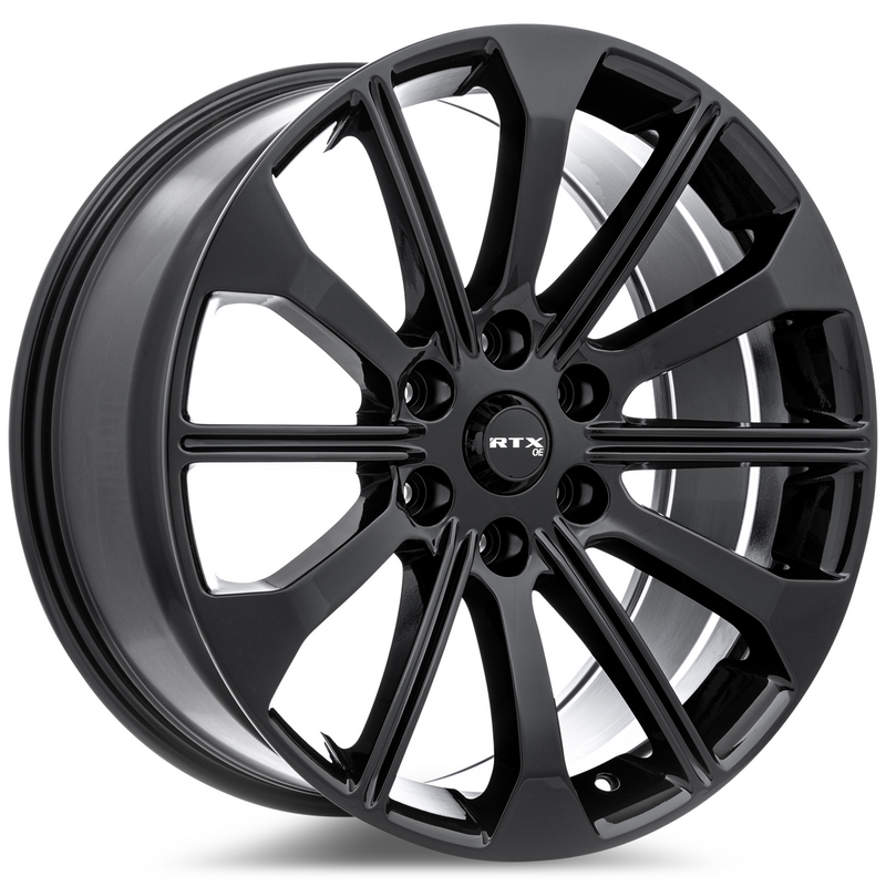 Chargez l&#39;image dans la visionneuse de la galerie, RTX® (OE) • 083217 • FD-02 • Noir brillant • 18x9 6x135 ET30 CB87.1
