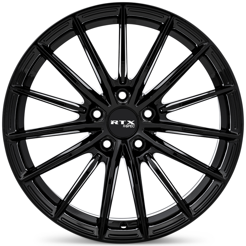 Chargez l&#39;image dans la visionneuse de la galerie, RTX® (R-Spec) • 082877 • FF15 • Noir brillant • 18x8 5x114.3 ET40 CB73.1
