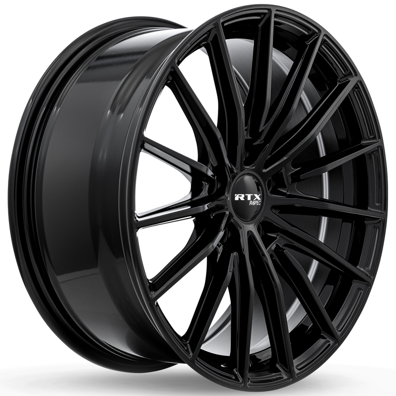 Chargez l&#39;image dans la visionneuse de la galerie, RTX® (R-Spec) • 082877 • FF15 • Noir brillant • 18x8 5x114.3 ET40 CB73.1
