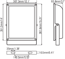 Load image into Gallery viewer, RT FL150W - 150W LED Dimmable Floodlight Warm White
