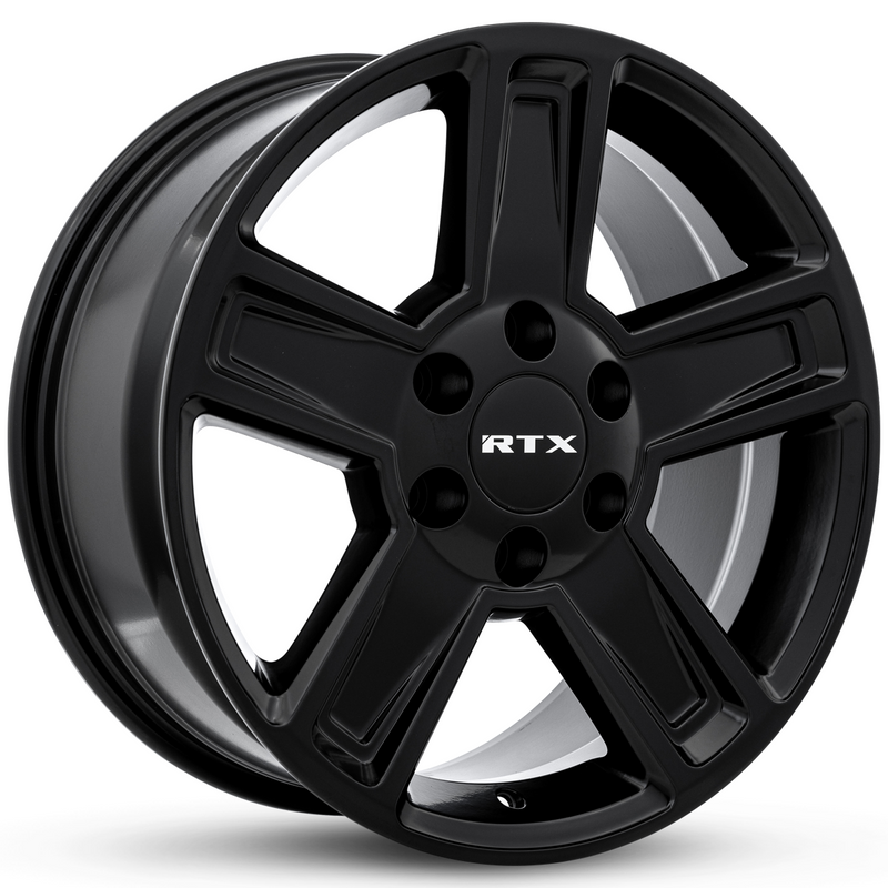 Chargez l&#39;image dans la visionneuse de la galerie, RTX® (RTX) • 082177 • Glacier • Noir satiné • 17x8 5x139.7 ET15 CB78.1
