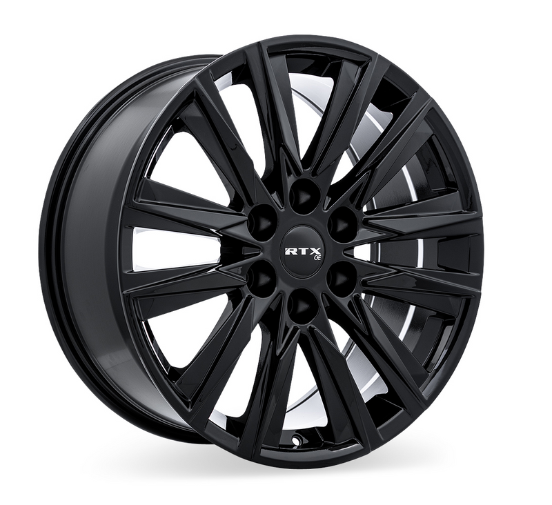 Chargez l&#39;image dans la visionneuse de la galerie, RTX® (OE) • 083079 • GM01 • Gloss Black • 22x9 6x139.7 ET25 CB78.1
