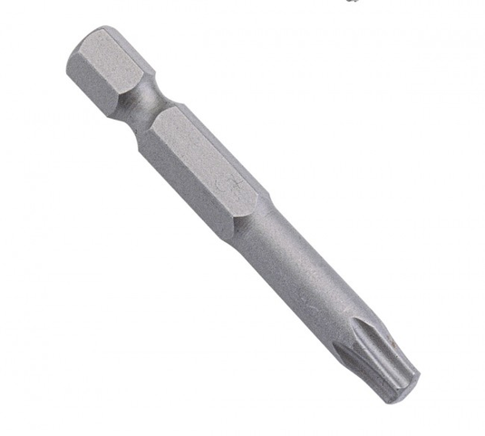 Genius Tools 285025 - Tige hexagonale 1/4", embout de tournevis électrique T-25 Star, 50 mm