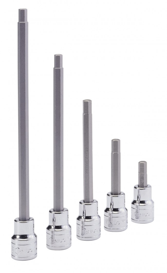 Genius Tools 308+3612 - Douille hexagonale 3/16", entraînement 3/8"