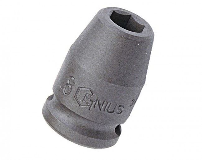 Load image into Gallery viewer, Genius Tools 343210 - 3/8" Drive. 10mm Impact Socket (CR-Mo)
