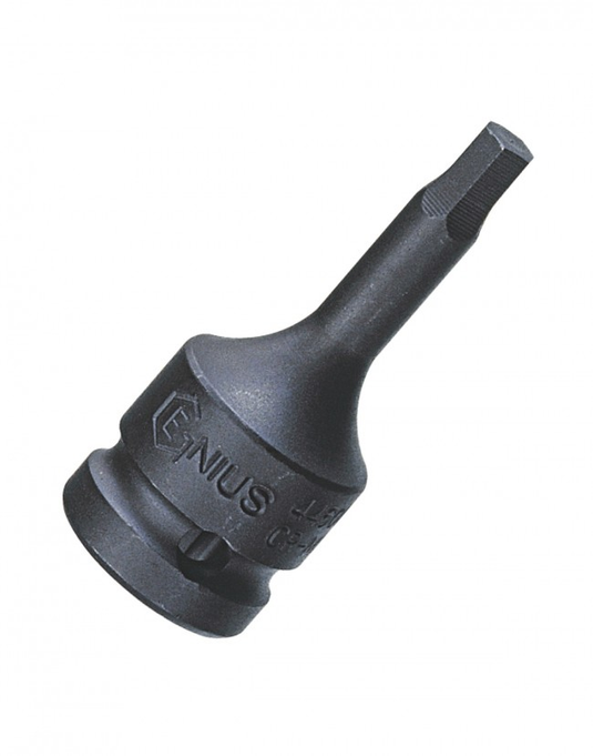 Genius Tools 365206 - Douille à impact hexagonale 3/8", 3/16", 52 mm (CR-Mo)