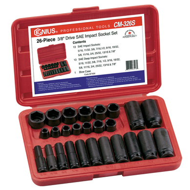 3/8"DR. DEEP IMPACT SOCKET 25/