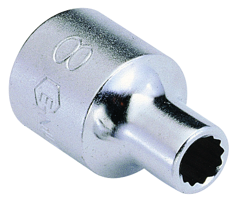 Genius 473842 - Chrome Socket 1-5/16" SAE 1/2" Drive 12 Pt
