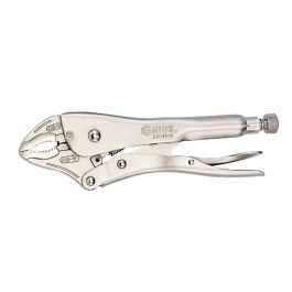 Curved Jaw Locking Pliers with Cutter, 125mm(5")L
