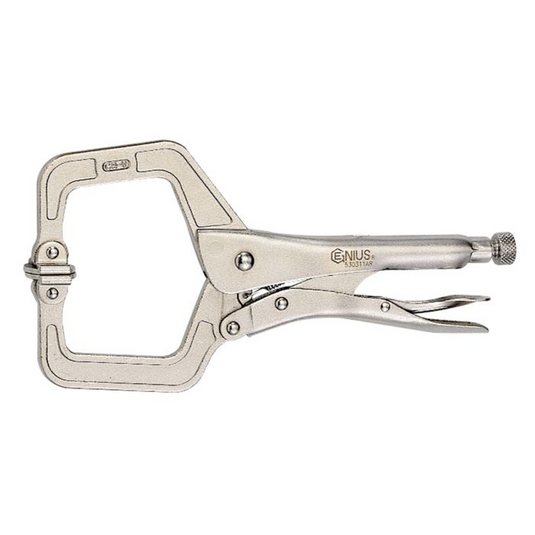 Locking C-Clamp with Swivel Pads Plier, (455mm)18"L
