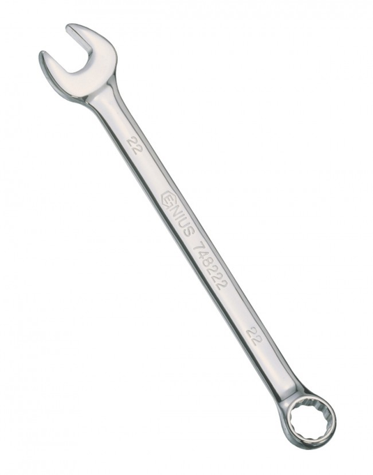 Genius Tools 748215 - Clé mixte 15 mm (finition miroir)