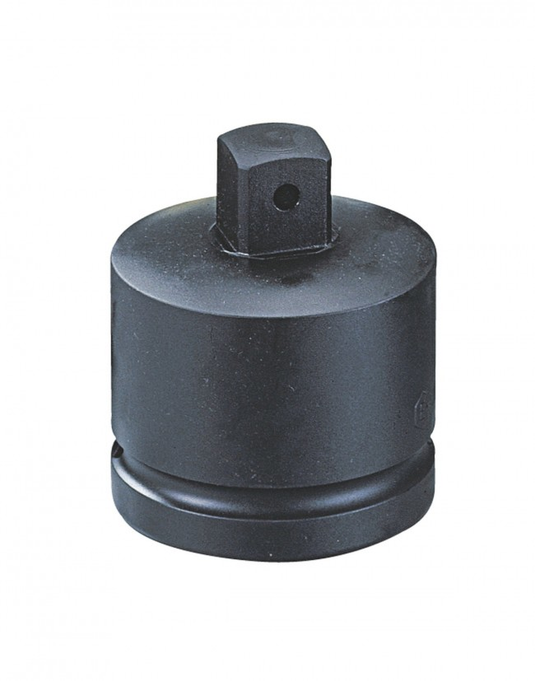 Genius Tools 938008B - 1-1/2" Drive Impact Adapter w/ Pin Hole, 1-1/2" F x 1" M, (CR-Mo)