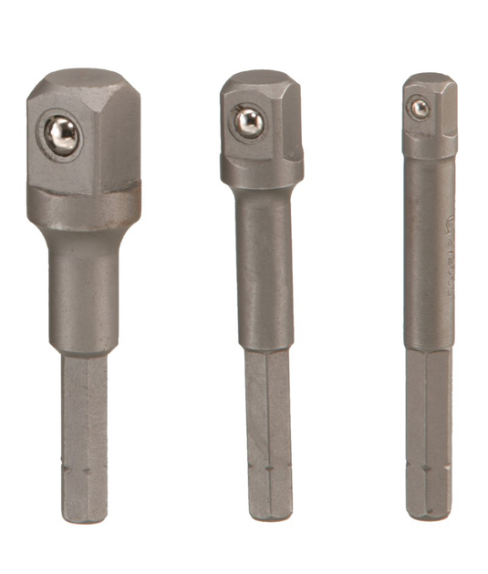 3PC 1/4"HEX DRIVE X 1/4",3/8",1/2"DR.SPINNER HANDLE SET