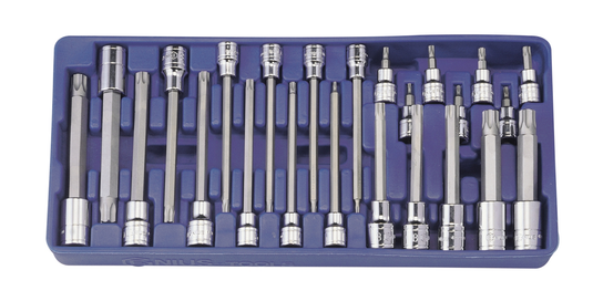 24 PC TAMPERPROOF BIT SET SOCK