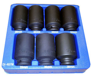 KIT DOUILLE IMP 7PC 1/2"DR METR