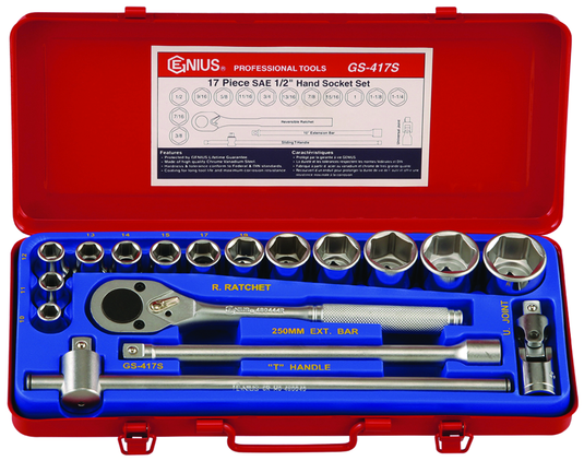 1/2"DR SAE IMP.S.SET 17PCS