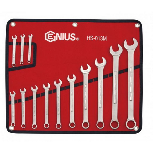 16PC Metric Combination Wrench Set