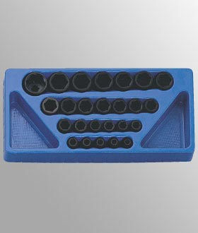 IMP. SOCKET SET MET. 25PCS