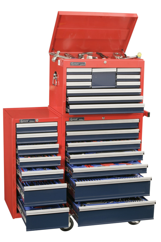 541PC METRIC & SAE MASTER SET WITH TOOL CHESTS