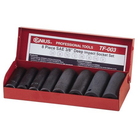 8PC 3/8"DR DEEP IMPACT SOCKET - RT