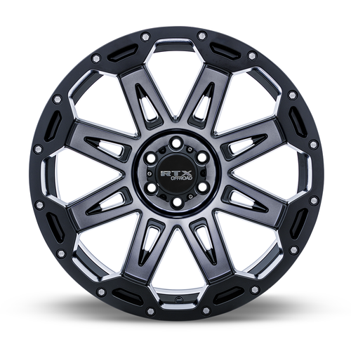 RTX® (Offroad) • 082637 • Gobi • Satin Black with Satin Grey Spokes • 20x9 6x135 ET0 CB87.1